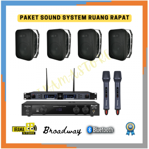 Paket Sound System Ruang Rapat Speaker Broadway - 50m2